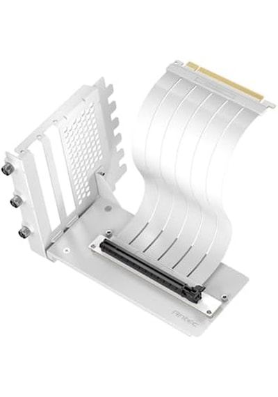 Antec Pcıe 5.0 Riser Cable With Vertical Bracket, Rtx50 White, 200mm, Pcıe 5.0 Dikey Gpu Montaj Kiti