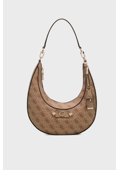 Guess Lindsey Logolu Çıkarılabilir Askılı Çanta Hwsg9749010 Bayan Çanta Hwsg97 49010 Ltl Kahve