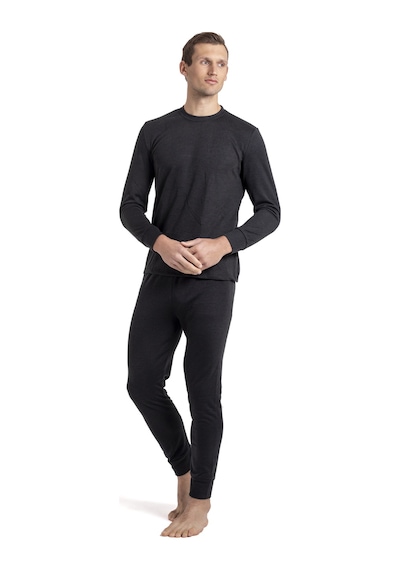 Oıl Company Unisex Çift Katlı Hafif Esnek Nefes Alabilir Örme Kumaş Termal İçlik Set Alt Üst Takım Siyah-01 Oıl Company Unisex Çift Katlı Hafif Esnek Nefes Alabilir Örme Kumaş Termal İçlik Set Alt Üst Takım Siyah-01