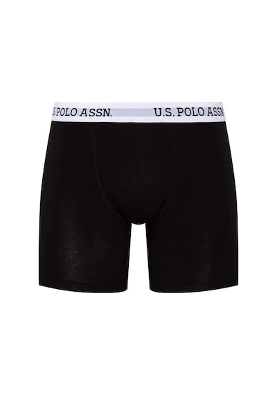 U.s. Polo Assn. 80453 Erkek Siyah Tekli Uzun Paçalı Boxer Siyah