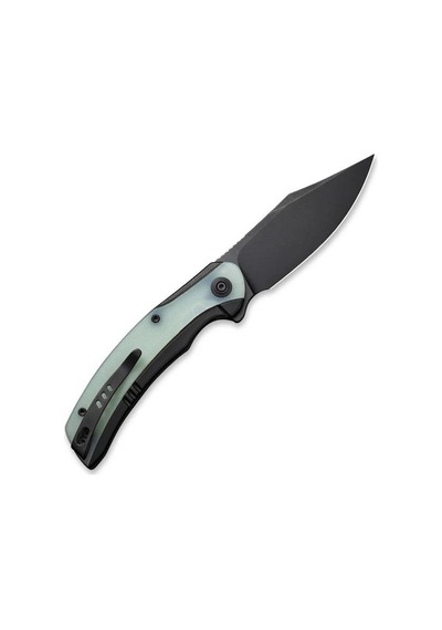 We Knife Snick Titanium Black G10 Natural Kamp Çakı Su Yeşili