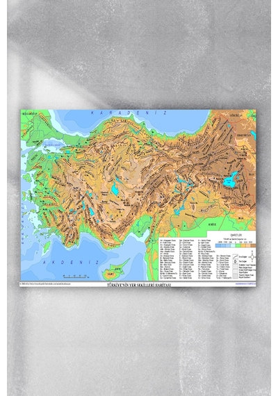 Türkiye Haritası Eğitim Posteri 2