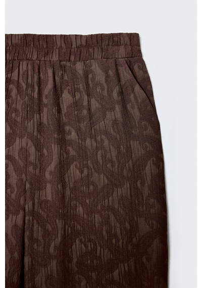 Lily Pantolon - Kahve-137523 Kahverengi