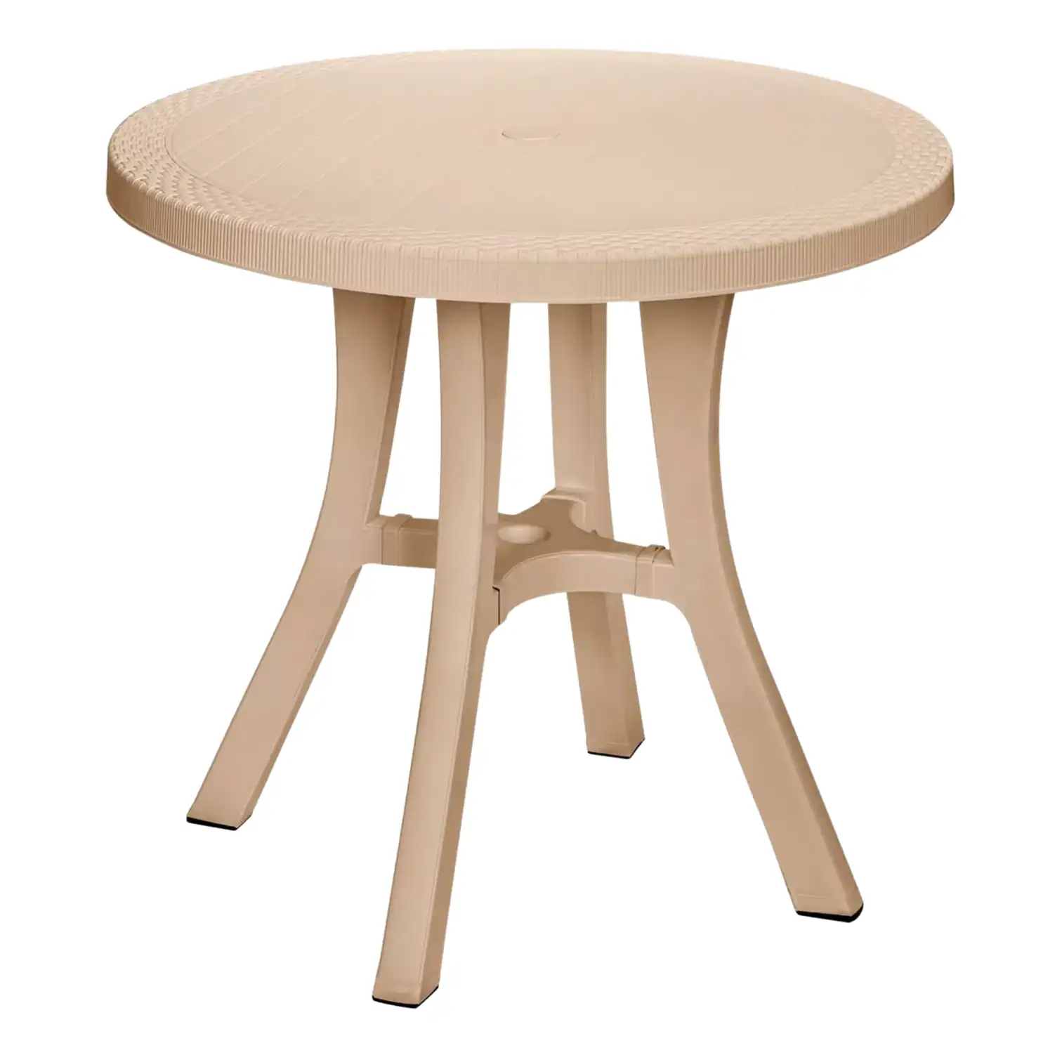 Royal Yuvarlak Balkon Masası 80 Cm Cappucino