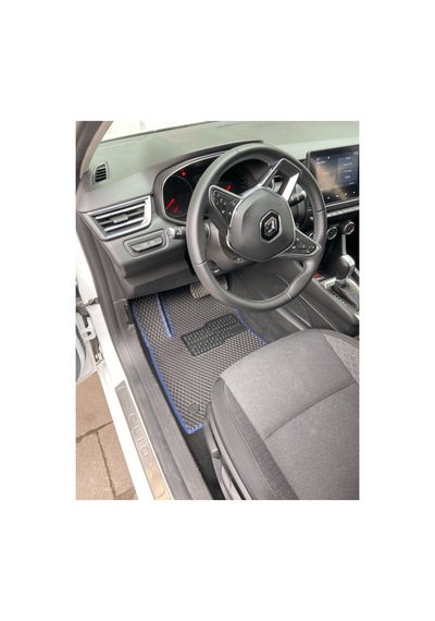 Renault Clio5 2019 Ve Sonrası Araca Özel Yeni Nesil Akıllı Oto Paspas Siyah Siyah