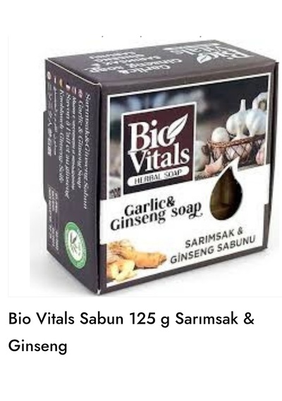 Biovitals Sabun 125 G Çeşitleri Ginseng - Sarmısak