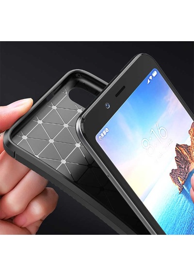 Xiaomi Redmi 7A Kilif Karbon Silikon Case 389460897