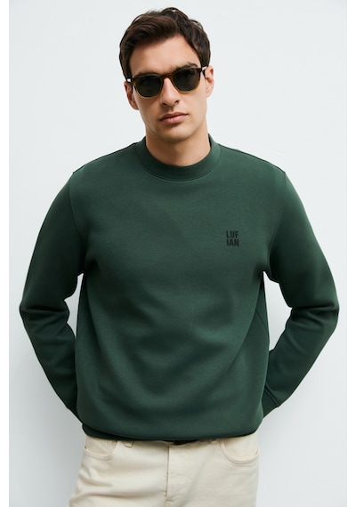 Lufian Grand Erkek Sweatshirt Yeşil Yeşil 112030192100600