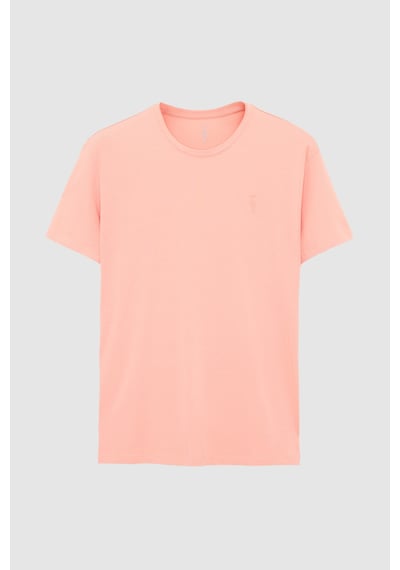 Twn Slim Fit Kil Düz Kabartma Baskılı T-shirt 4ec148551753m Kil