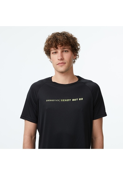 Energetics Bueno Vıı Erkek Siyah Koşu T-shirt 432622
