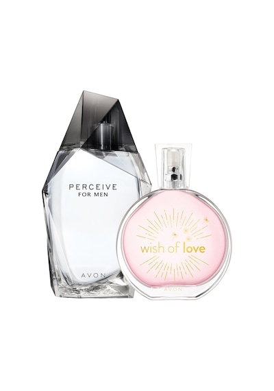Avon Perceive Erkek Parfüm EDT 100 ML + Wish Of Love Kadın Parfüm EDP 50 ML