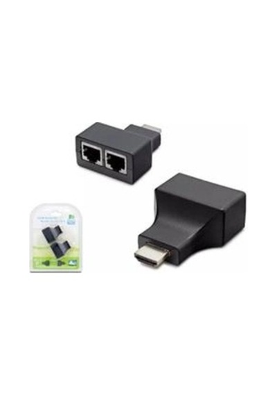 Hadron Hdx1298 30m Hdmı Extender By Cat5-6 Siyah Kdo
