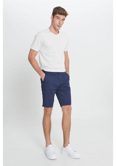 Ac&Co / Altınyıldız Classics Erkek Lacı Slim Fit Dar Kesim Yan Cepli Armürlü Şort