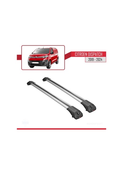 Citroen Dispatch 2019 Ve Sonrası İle Uyumlu Ace-1 Ara Atkı Tavan Barı Gri