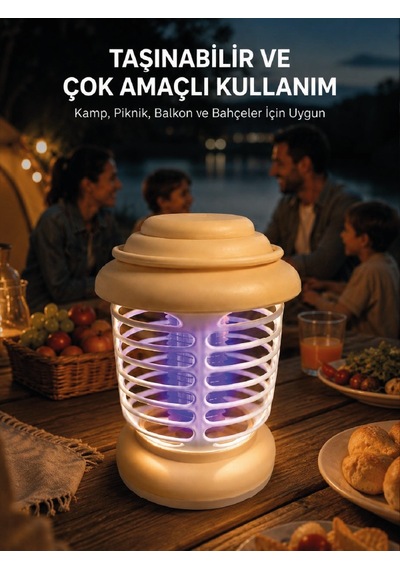 Askılı Tasarıma Sahip Led Aydınlatmalı Sinek Kovucu - Lisinya
