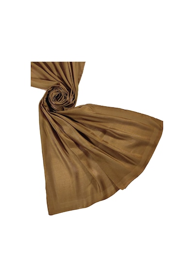 Mim Eşarp Mısırlı Eşarpları Parıltılı Bantlı Elegance Prenses Şal Koyu Gold