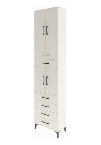 Arges Dolap 4 Raflı 6 Çekmeceli 4 Kapaklı 60x30x243 Aytaşı-ay... Aytaşı
