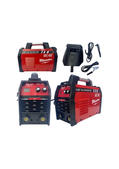 Milwaukee Eea408 Arc 950 Dc İnverter Dijital Kaynak Makinesi Kırmızı