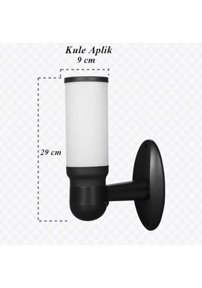 Kule Aplik 34 Cm Set Üstü Bahçe Lambası Zita Bahçe Aydınlatma