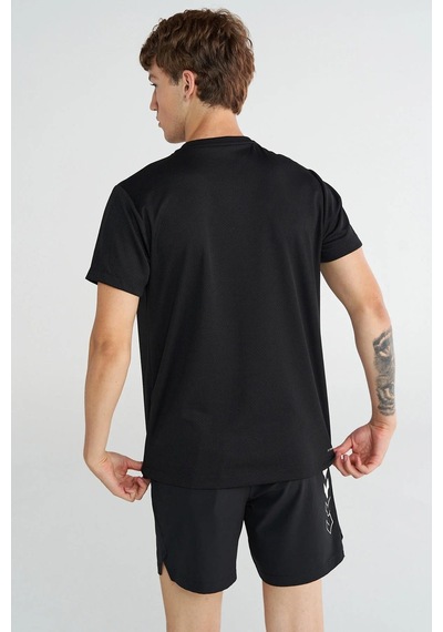 Hummel Rico S/s 912251-2001 Siyah Erkek T-shirt