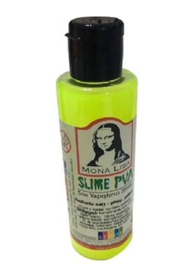 Südor Mona Lisa Slime Sıvı Tutkalı 70 Ml Fosforlu Sarı 3 Adet
