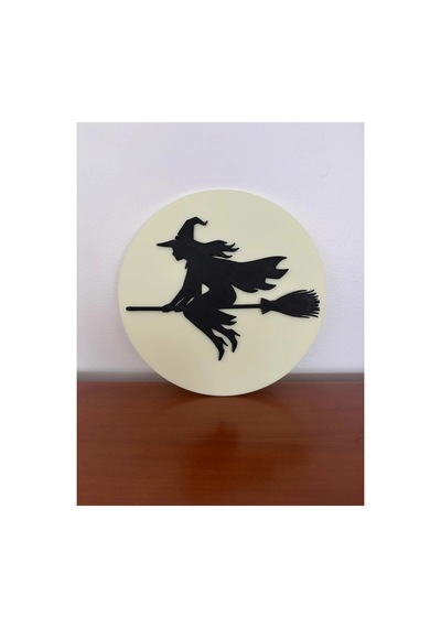 Karanlıkta Parlayan Ay Cadısı Sticker Duvar Süsü