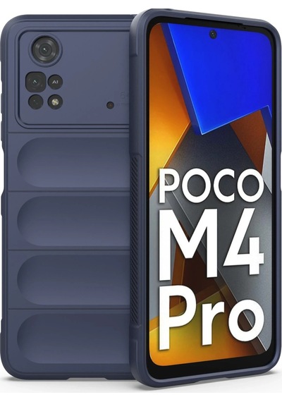 Cosmotex Newface Xiaomi Poco M4 Pro 4g Kılıf Optimum Silikon - Lacivert