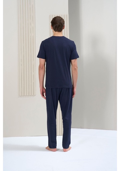 Oversleep Erkek Pijama Takım 1735 Lacivert Lacıvert/m