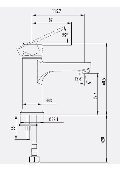 Creavit Vega Lavabo Bataryası Vg1840