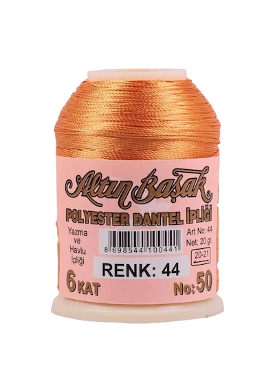Hubrendy Tedarik Altınbaşak Oya Ve Dantel İpi 20 Gr - Royaleks - No: 044