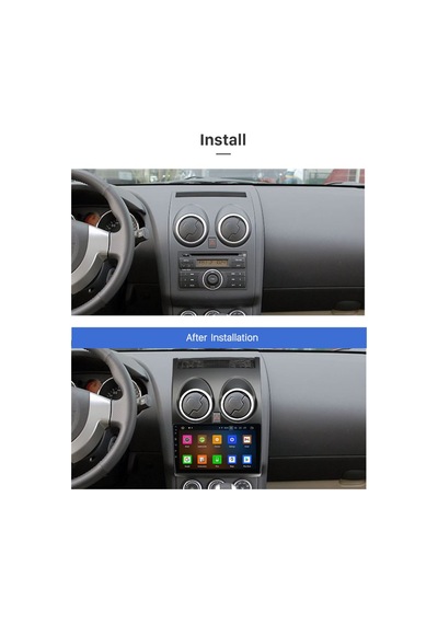 Nıssan Qashqaı 2008-2014 Uyumlu Multimedya Navigasyon Usb Kamera Carplayer 6 Ram