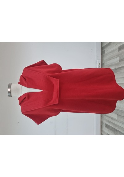 Neden Tekstil Kadın Kırmızı Kapüşonlu Oversize Süveter