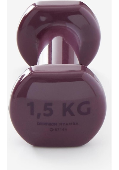 Decathlon Domyos Dambıl - 2 X 1,5 Kg - Fitness Hafif Antrenman / Pilates Mor