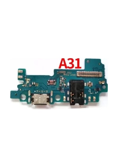 Samsung Uyumlu A315 A31 Usb Kulaklık Şarj Mikrofon Bordu Filmi Full