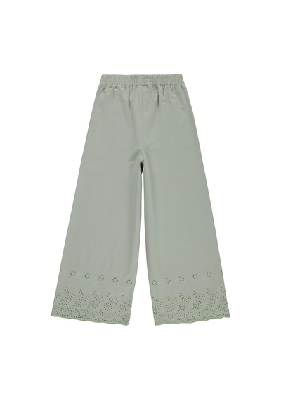Civil Girls Beli Kemerli 10-13 Yaş Pantolon - Yeşil Çağla Yeşili