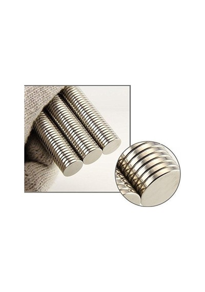 10 Adet Neodyum Mıknatıs 10x1,5 Mm Disk Magnet