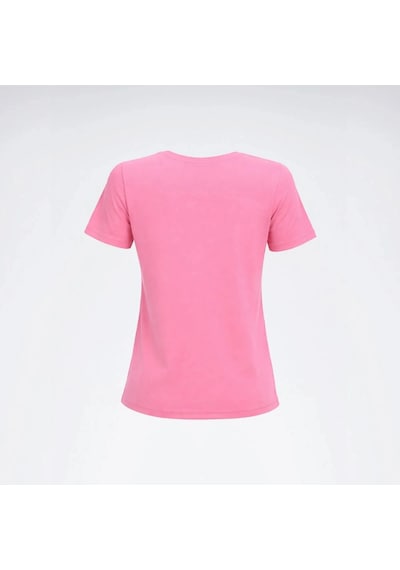 Reebok Lc 6082 New Id Class Reg Tee 0 Yaka Kadin Tshirt - Pembe Reebok Lc 6082 New Id Class Reg Tee 0 Yaka Kadin Tshirt - Pembe