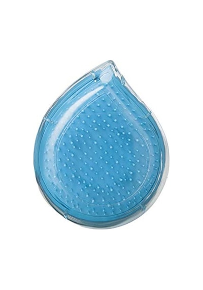 Lom1240 Compact Detangling Brush To Go - Çanta Tipi Kapaklı Saç Açma Tarama Fırçası Blue White Genel