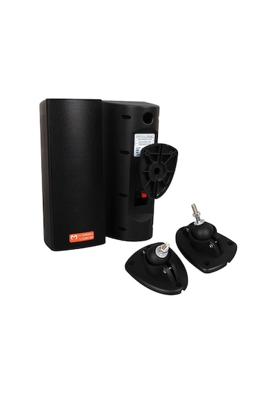 Magicvoice Mv-26 2x7.5 Cm 50 Watt Komütatörlü Hat Trafolu Siyah Sütun Hoparlör 2 Li Takım
