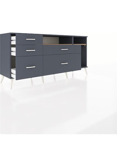 Hyperion Konsol 2 Raflı 5 Çekmeceli 176x44x83 Antrasit-çam/antrasit Çam/antrasit Hyperion Konsol 2 Raflı 5 Çekmeceli 176x44x83 Antrasit-çam/antrasit Çam/antrasit