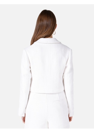Colins Beyaz Kadın Ceket Cl1067520 Q1.v1 Ofw Beyaz