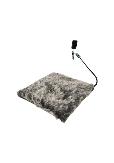 Kedi Minderi Isıtmalı Model 45x45cm 12v Adaptörlü Su Geçirmez Kdtes54