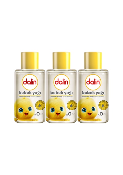 Dalin Bebek Yağı 50ml Klasik Mini 3 Lü Set