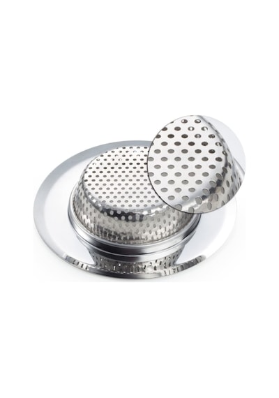 Büyük Boy Paslanmaz Çelik Lavabo Süzgeci 11,5 Cm Mıt1356 Gümüş