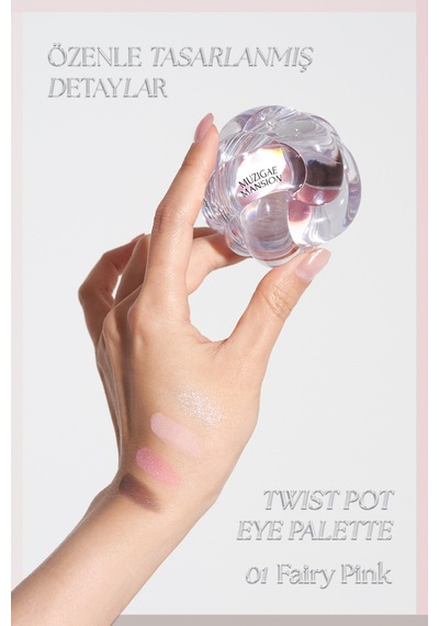 Muzıgae Mansıon Twist Pot Eye Palette 01 Fairy Pink