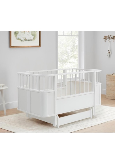 Tommybaby Bella Büyüyen Beşik Karyola 80x130 Beşik Sallanabilir Modeli Beyaz
