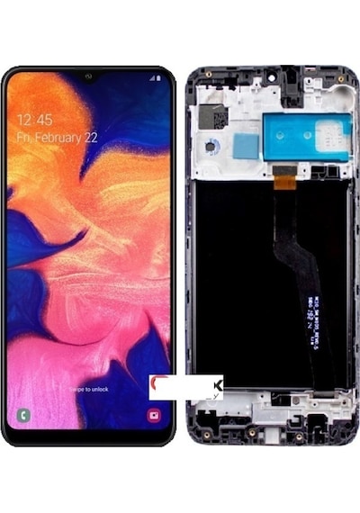 Samsung Uyumlu Galaxy A10 Lcd Ekran Dokunmatik Çıtalı- Sm-a105f