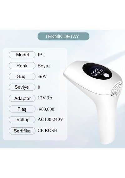 EYM IPL Lazer Epilasyon Cihazı