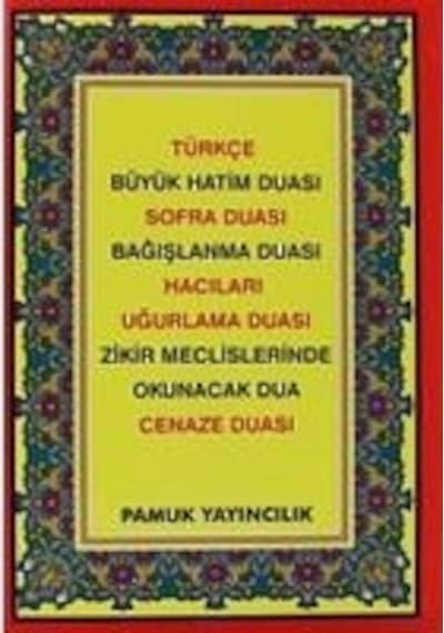 Türkçe Büyük Hatim Duası Sofra Duası Dergi Boy - Pamuk Yayıncılık