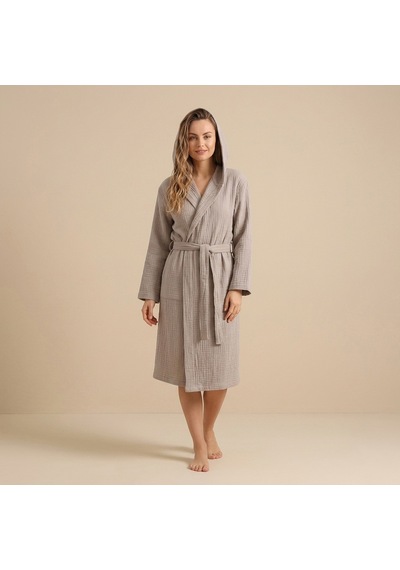 Armın Bambu Unısex Bornoz Kum Taşı